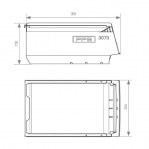 Plockback PPS 350x206x150mm
