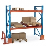 Pallställ startsektion 4500x1150 3400kg/4 pallar