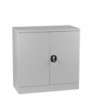 Förvaringsskåp CLICK 2 hyllor, 900x900x450 RAL 7035/7035 omonterat