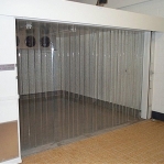 PVC curtain Standard 2x300mm/meter
