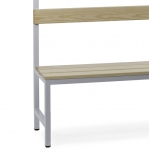 Bänk med 8 krokar, 1700x1200x400