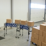 Flexible roller conveyor 1295mm