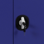 Förvaringsskåp CLICK 2 hyllor, 900x900x450 RAL 7035/5010 omonterat