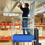 Arbetskorg 1000x1000 mm/ 300 kg, hopfällbar