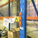 Trukkihylly pylväselementti 5400x1050 mm käytetty OPTIMA
