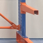 Ulokehylly 1-puolinen 3-pylväinen/12 uloketta 3000Hx3000Lx600S