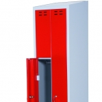 Z-Kaappi 2:lla ovella 1920x400x550 sininen/harmaa