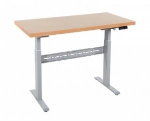 Töölaud elektriline, 1600x800mm/300 kg, h=792-1242 mm, puitkiudplaat