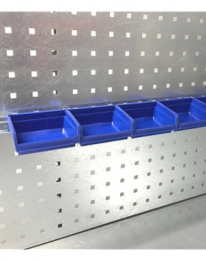 Lådhållare 555 mm för verktygspanel med 5 lådor 96x105x45