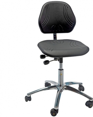 Arbetsstol Comfort ESD med hjul.