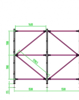 Back Bracing H2500*W1500