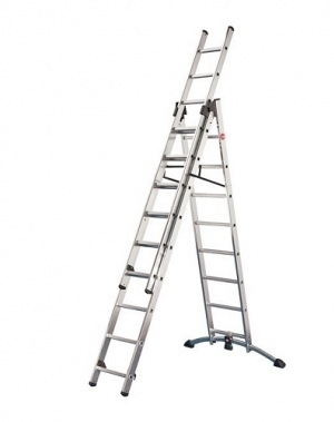 Trappstege dubbel, 2x9+8-steg