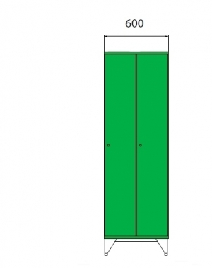 School locker 1590x600x545
