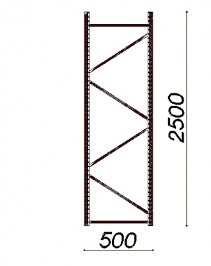 Gavel 2500x500 mm UNIVERSAL