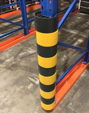 Stolpskydd Colour svart plast 100 mm