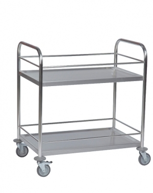 Rostfri vagn 910x590x940mm, 100kg