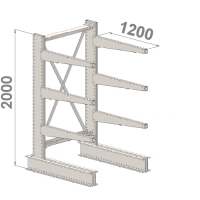 Grenställ startsektion 2000x1000x1200,6 x arm