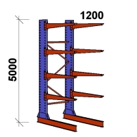 Grenställ startsektion 5000x1500x1200,8 x arm