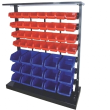 Stativ med förrådsbackar 32+15 plockbackar 950B×340D×1160H