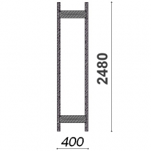 Side frame 2480x400 ZN Kasten, used