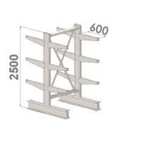 Grenställ startsektion 2500x1500x2x600,12 x arm