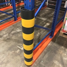 Stolpskydd Colour svart plast 100 mm