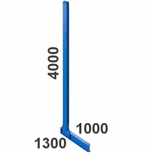 Grenställ enkelpelare 4000Hx1000/1300D STRONG