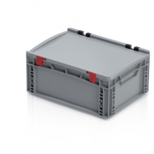 EURO CONTAINERS 400x300x185 mm. With lid