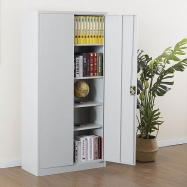 Arkistokaappi/ Toimistokaappi 4:llä hyllyllä 1950x915x457 RAL 7035/7035 osina