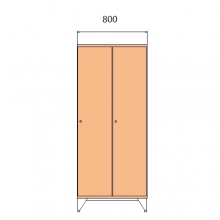 Skåp skola 1590x800x545