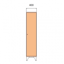 Skåp skola 1590x400x545